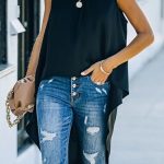 Ασύμμετρη μπλούζα