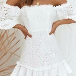 Boho romantic mini φόρεμα