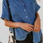 Κοντομάνικο τζιν πουκάμισο