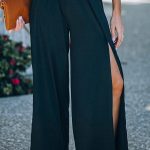 Palazzo pants με άνοιγμα