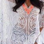 Embroidery φόρεμα παραλίας