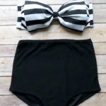 Ρετρό ριγέ μπικίνι