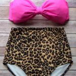 Pink leopard μπικίνι
