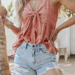 Girly top με δέσιμο μπροστά