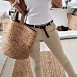 Pencil παντελόνι μπεζ