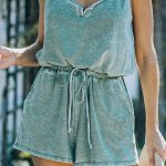 Πράσινη μίνι ολόσωμη φόρμα