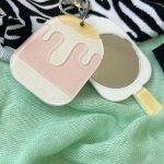 Μπρελόκ παγωτό με καθρεφτάκι