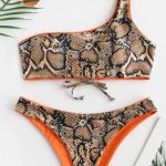 Snake print μπικίνι