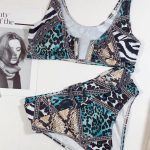 Blue leopard μπικίνι