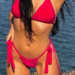 Φούξια μπικίνι τριγωνάκι