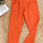 Office chino παντελόνι πορτοκαλί