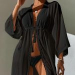 Μαύρη τουνίκ με δαντέλα