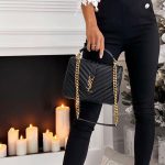 Capri παντελόνι με vintage κουμπιά μαύρο