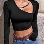 Μπλούζα με λεπτομέρεια strass