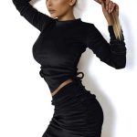 Bandage σετ βελουτέ μαύρο