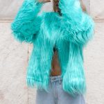 Faux fur jacket βεραμάν