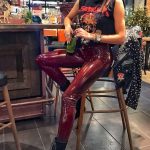 Vinyl bordeaux κολάν