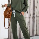 Casual workout σετ χακί