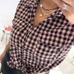 Καρώ πουκάμισο ροζ