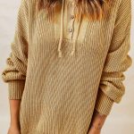 All day hoodie μπεζ