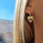 Heart shaped σκουλαρίκια