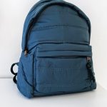 Puff backpack πετρόλ