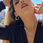 Retro τριπλό κολιέ