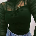 See through ζιβάγκο χακί