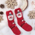 Κάλτσες Santa κόκκινες