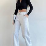 Loose workout pants γκρι