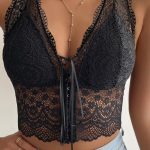 Lace lingerie top