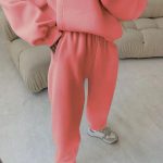 Loose σετ φόρμας ροζ