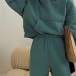 Loose σετ φόρμας χακί