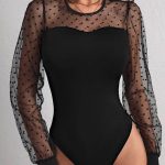 Mesh transparent κορμάκι