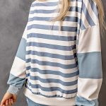 Ριγέ μπλούζα μπλε