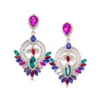 Κρεμαστό σκουλαρίκι peacock