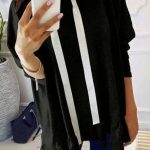 Ruffle hoodie μαύρο με κορδέλα