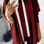 Ruffle hoodie μπορντό με κορδέλα