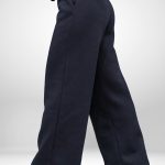 Wide leg workout pants μαύρο