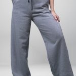 Wide leg workout pants γκρι