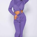 All day athletic σετ φόρμας μωβ