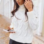 Πλεκτό ζιβάγκο braid λευκό