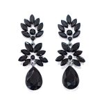 Κρεμαστά glamourous σκουλαρίκια με πέτρες