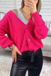 fuchsia-v-neck-cardigan-with-buttons-200114563-9-kookoo-1