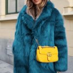 Furry eco γούνα πετρόλ