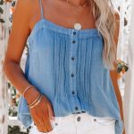 Jean τοπάκι με κουμπάκια