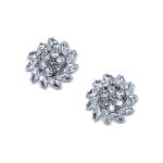 Vintage strass σκουλαρίκια με κλιπ