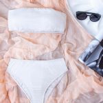 Basic στράπλες μπικίνι μπεζ