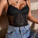 Σιθρού ολόσωμο κορμάκι μαύρο