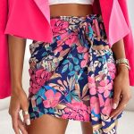 Spring vibes wrap mini φούστα